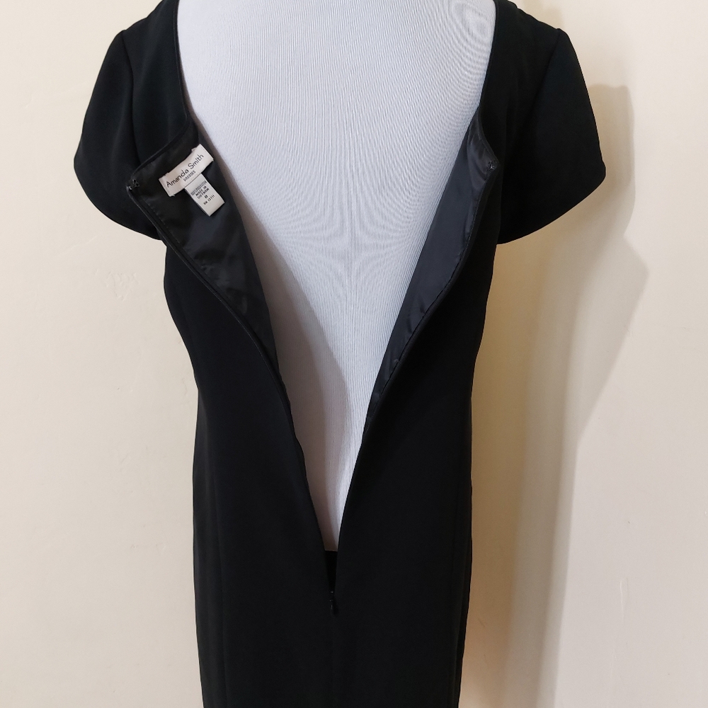 Vintage Amanda Smith 90s Simple Basic Little Blac… - image 6